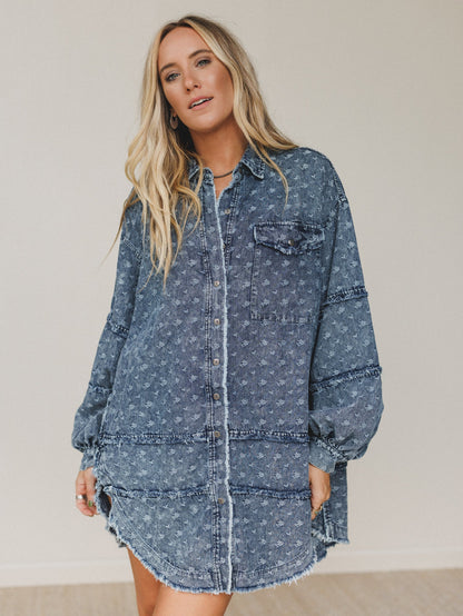 Artisan Ease Dress - Denim
