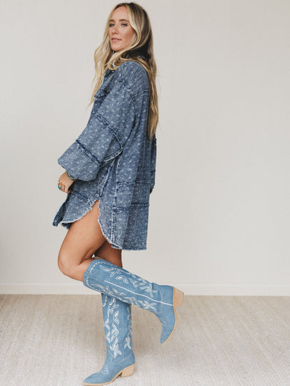 Artisan Ease Dress - Denim