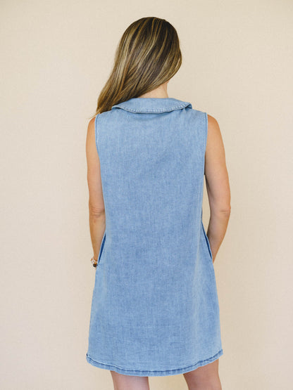 Just the Thing Dress - Denim