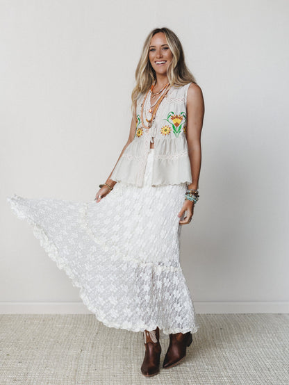 Memory Catcher Skirt - Ivory