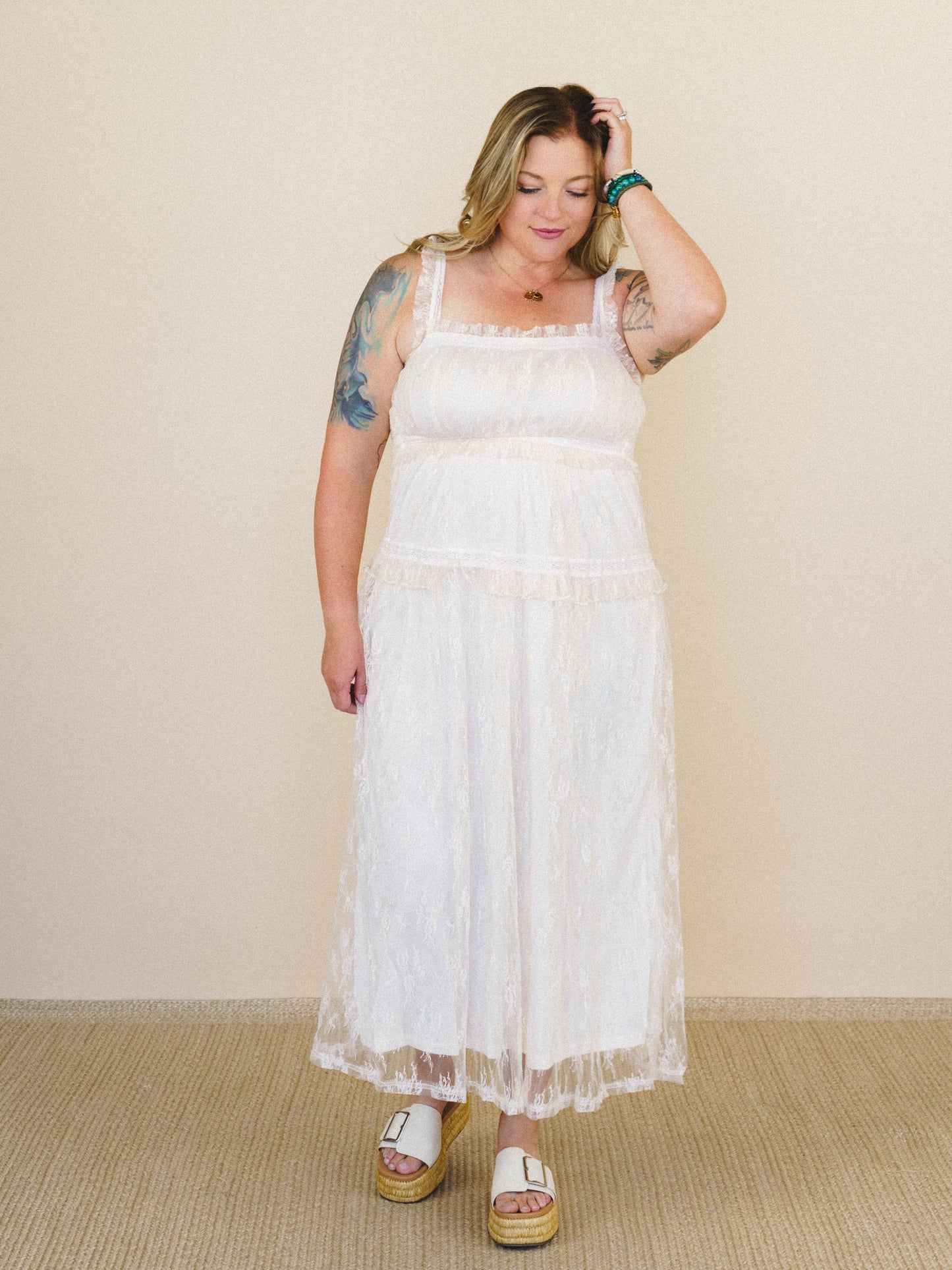 Ballerina Day Dreams Dress - Ecru