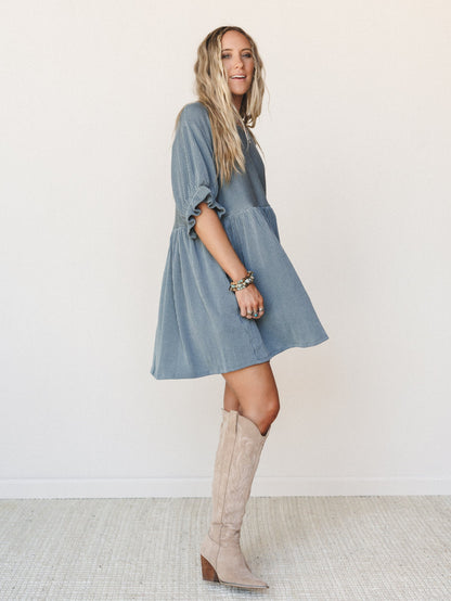 The Nest Open Sky Dress - Seafoam