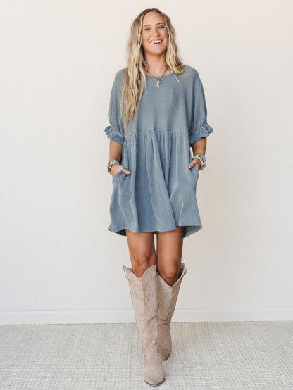 The Nest Open Sky Dress - Seafoam