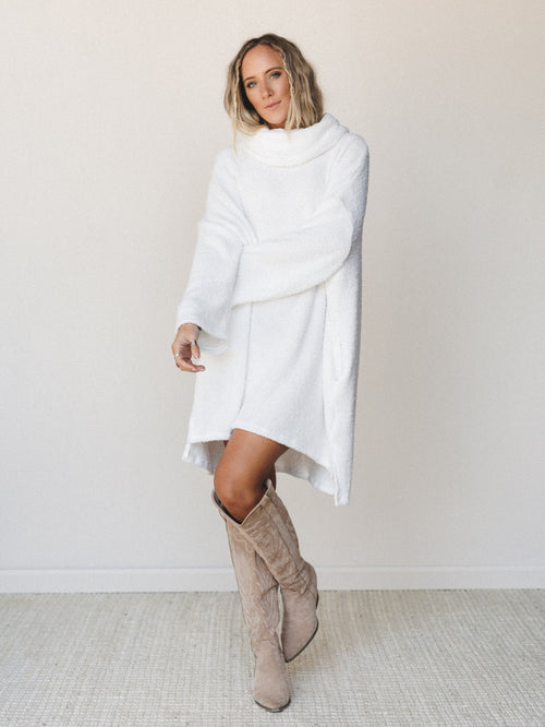 The Nest Hartlie Sweater Dress - Off White