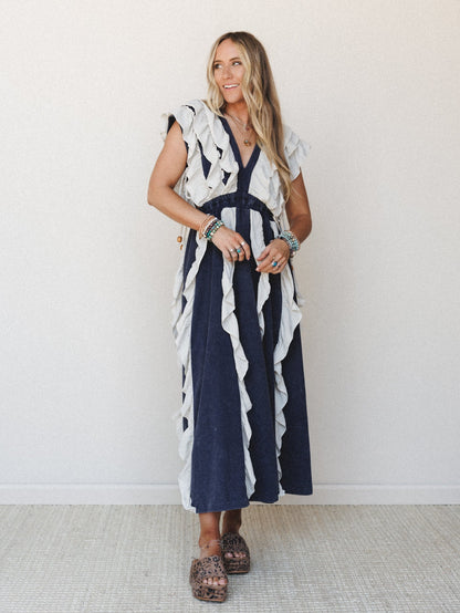 Honey Maple Dress - Washed Blue