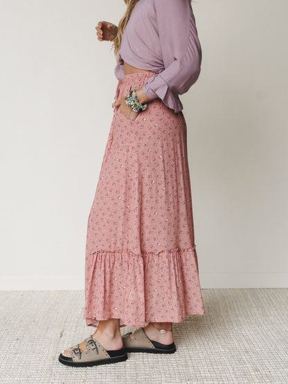 The Nest Emberlyn Maxi Skirt - Clay