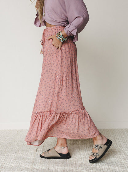 The Nest Emberlyn Maxi Skirt - Clay