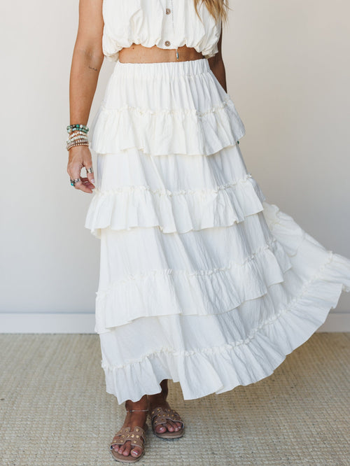 Dawn of Sun Skirt - Ivory