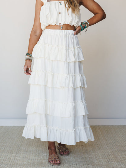 Dawn of Sun Skirt - Ivory