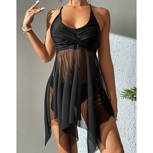 Chiffon Swing One-Piece Swimsuit
