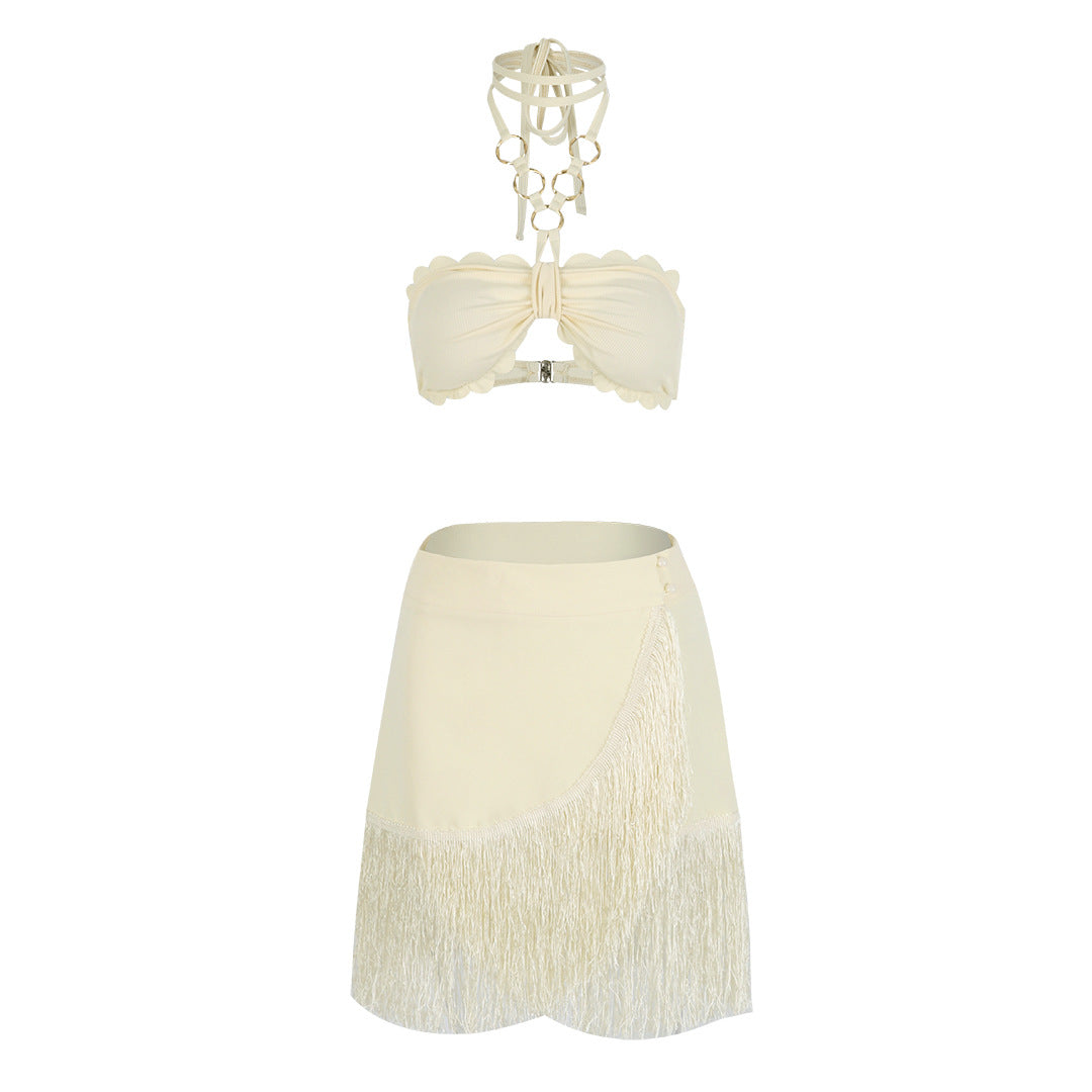 Jacket Skirt One-Piece Swimsuit
