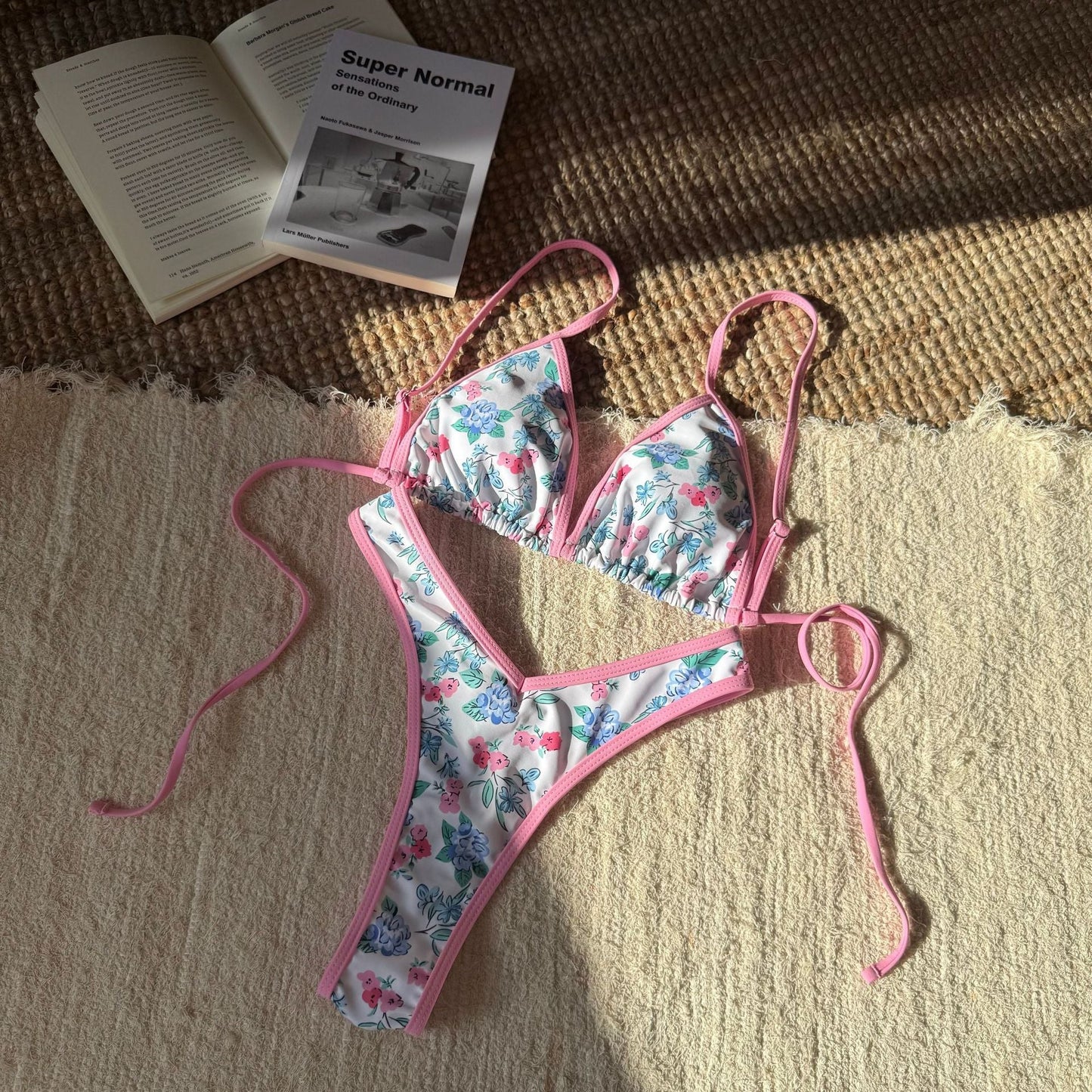 Leopard Slit Bikini Set
