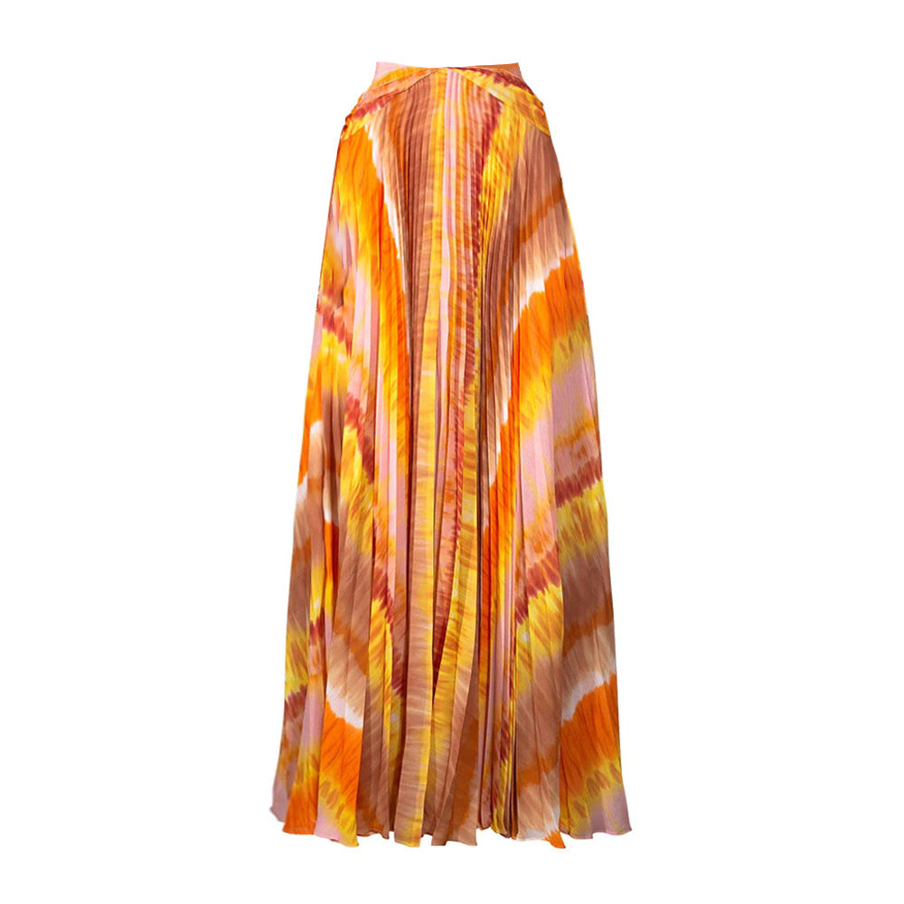 Maxi Halterneck One-Piece Swimsuit