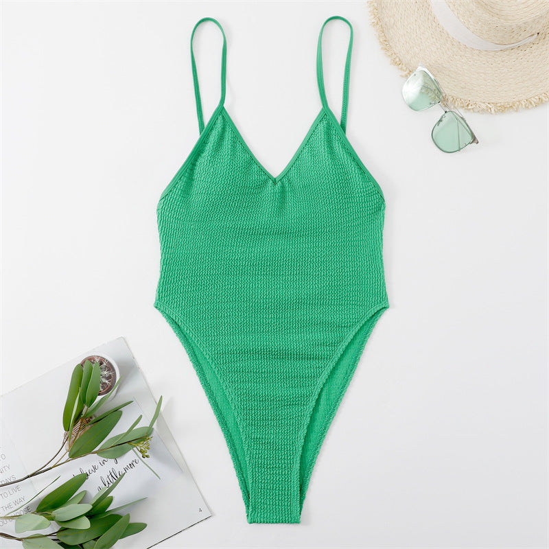 Plunge One-Piece Swimsuit