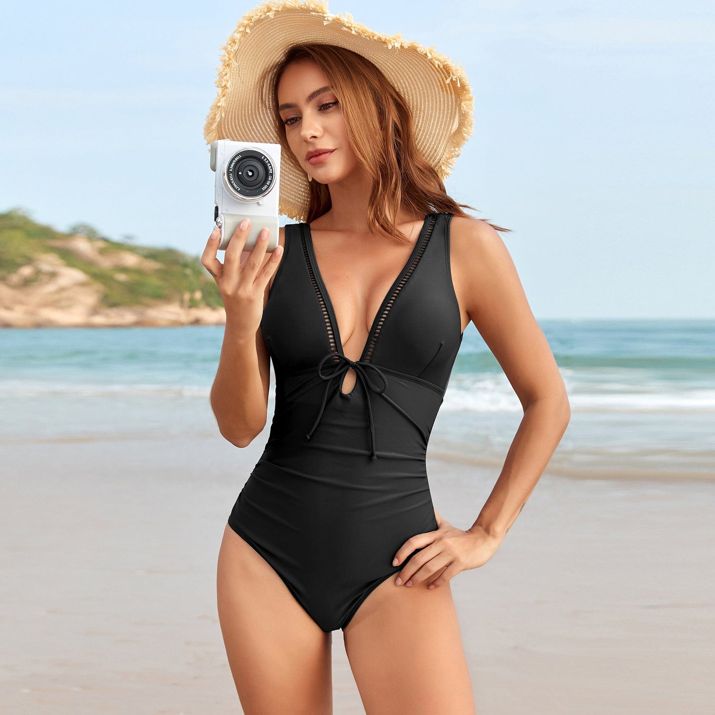 Classic One-Piece Swimsuit
