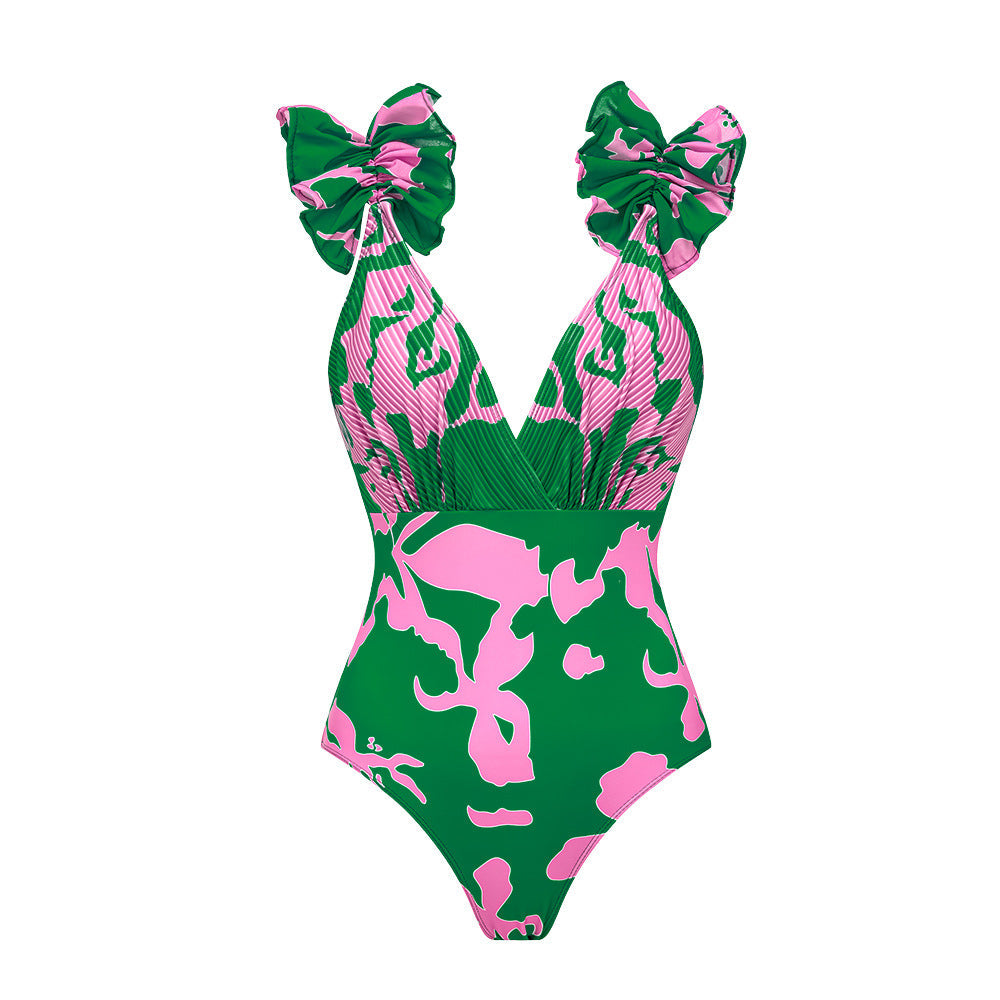 Halterneck One-Piece Swimsuit
