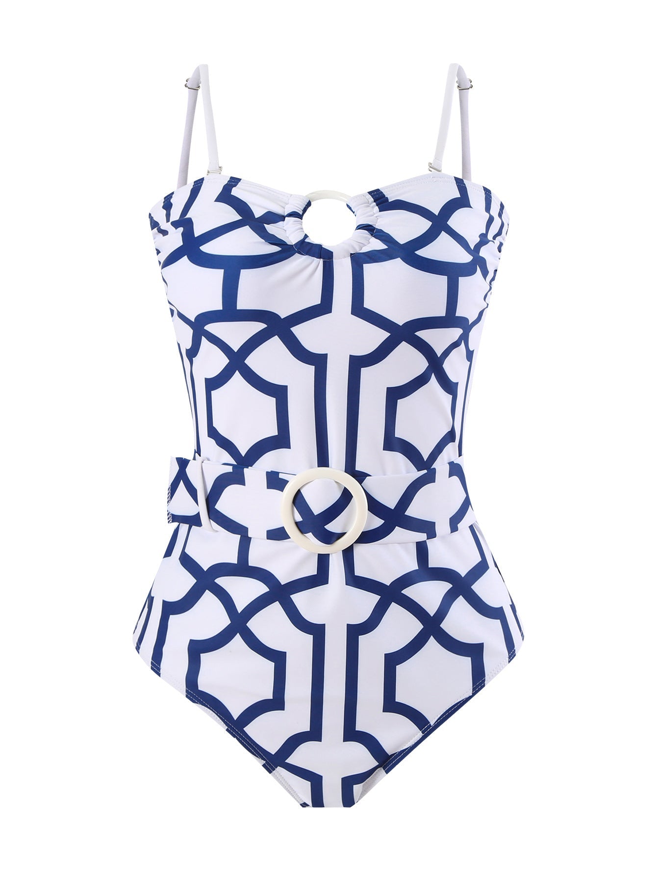 Digital Print One-Piece Swimsuit