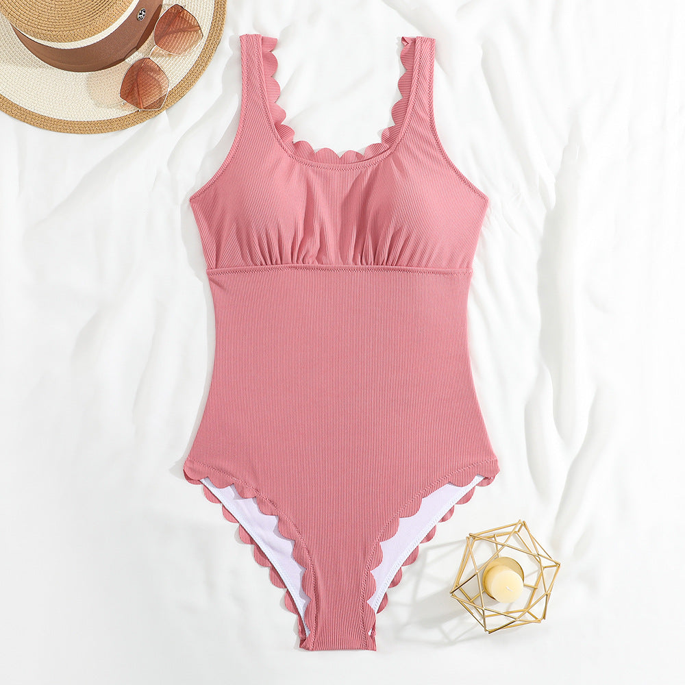 Floral Cutout One-Piece Swimsuit