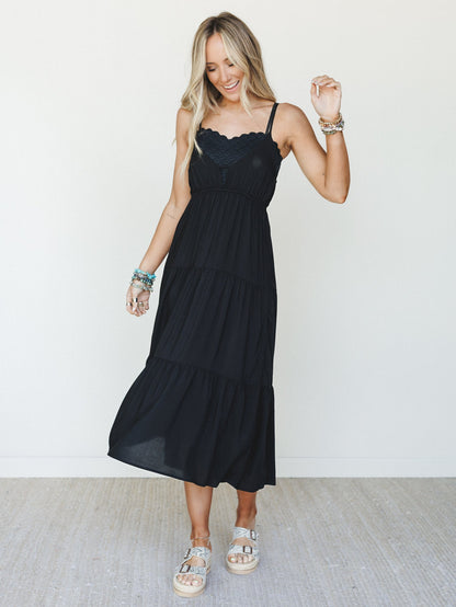 By The Bay Maxi Dress - Black
