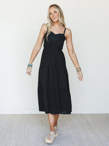 By The Bay Maxi Dress - Black
