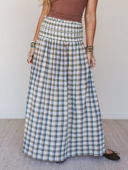 Journey Home Maxi Skirt  - Denim