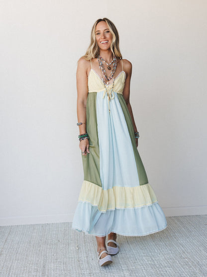 Heart at Sea Dress - Light Blue