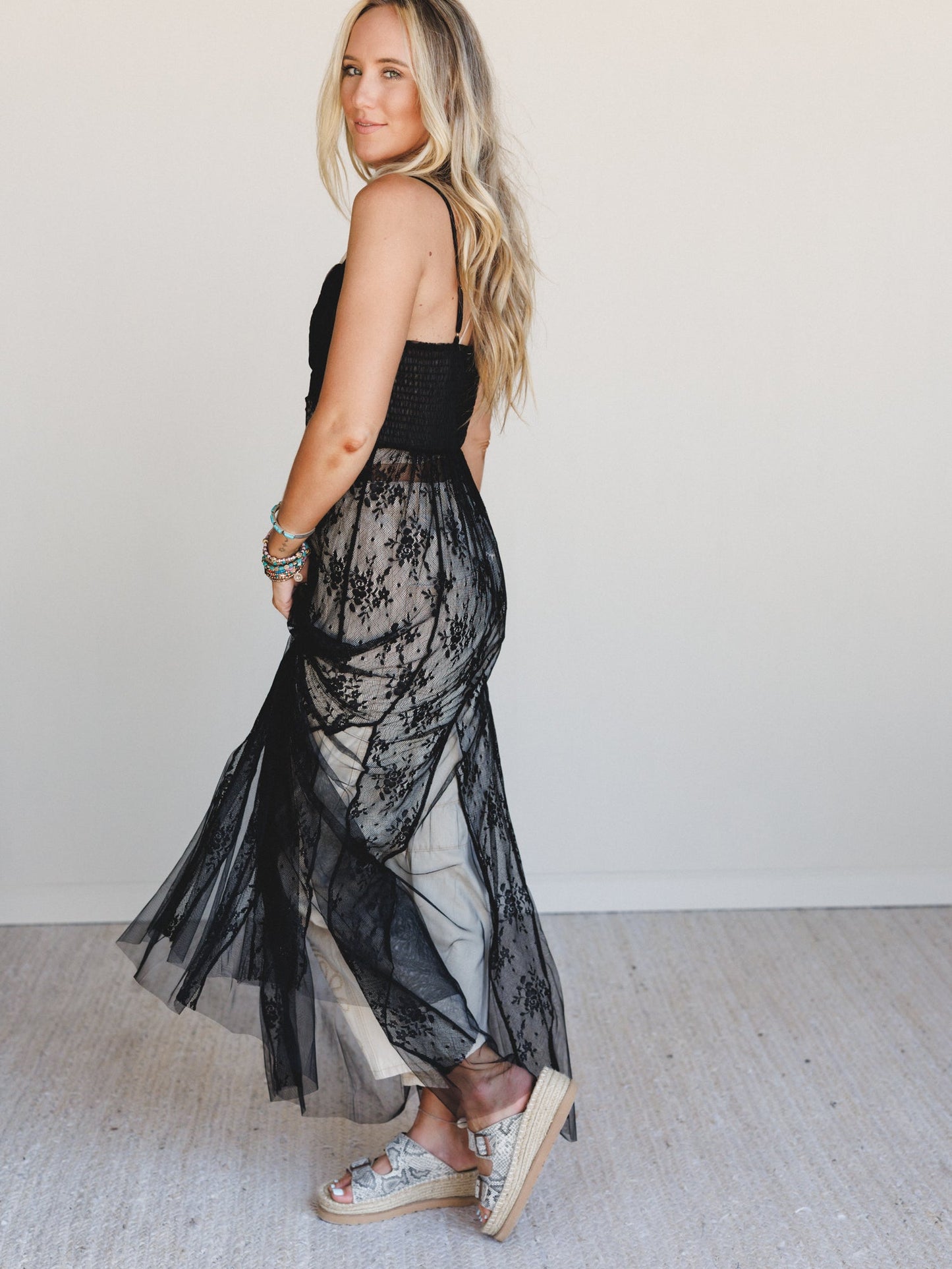 Daydream Notes Dress - Black
