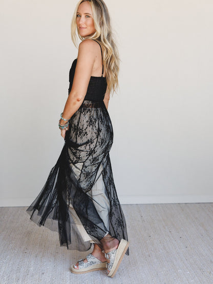 Daydream Notes Dress - Black