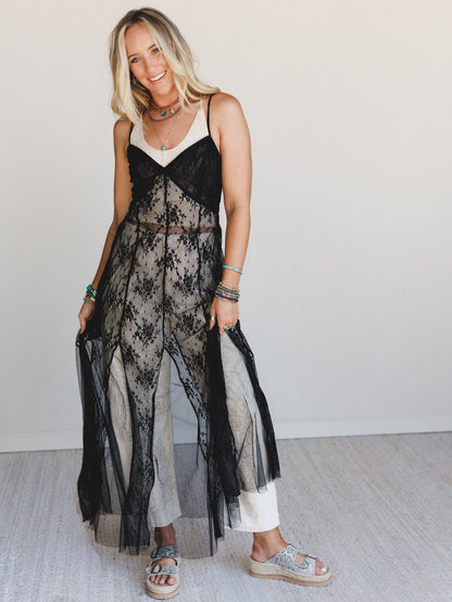 Daydream Notes Dress - Black
