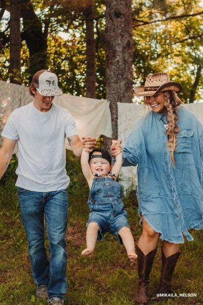 Ophelia Oversized Denim Dress - Washed Denim