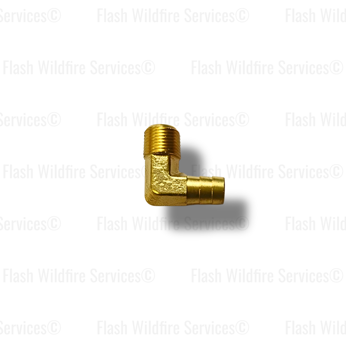A-6147-1 Elbow 1/2" Barb - M Pipe 3/8" - 700526 -  Genuine WATERAX Parts