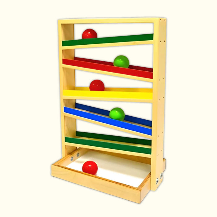 Montessori ball tracker maze