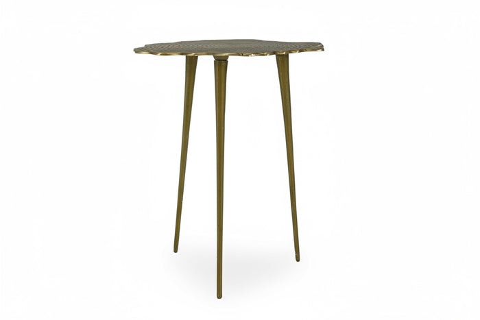 TABLE ACCENT ANTIQUE GOLD