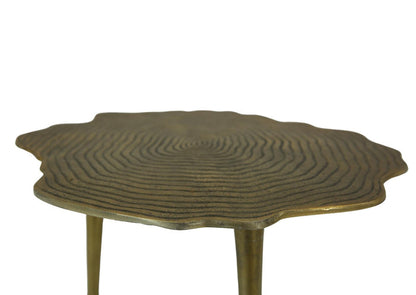 TABLE ACCENT ANTIQUE GOLD - Additional View 1
