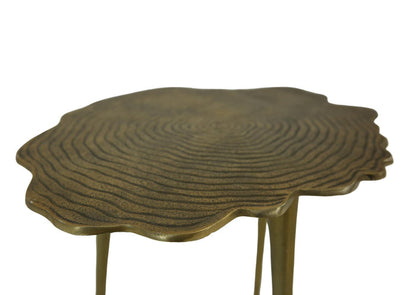 TABLE ACCENT ANTIQUE GOLD - Additional View 2
