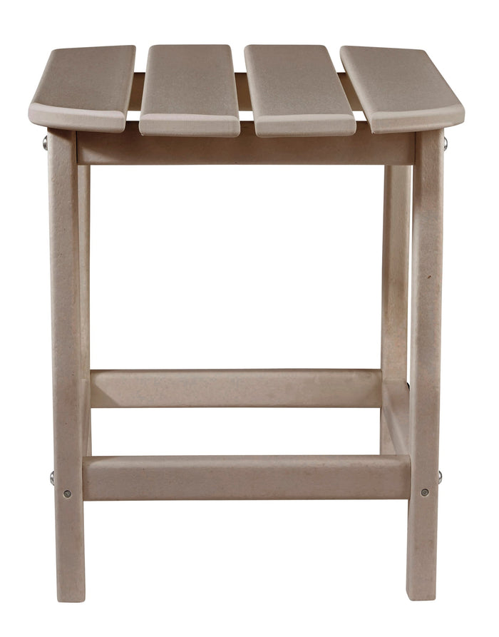 Ashley Sundown Treasure Outdoor Patio End Table Driftwood
