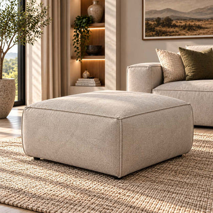 Fabric Couches, Sop Austin Fabric Ottoman - | Leather Gallery