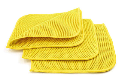 Autofiber Bug/Decon Flip Microfiber Mesh Towels - 3 pack