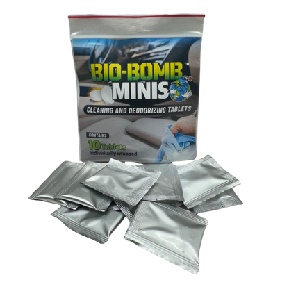 Bio-Bomb Minis: Dissolvable Cleaning & Deodorizing Tablets