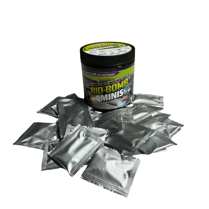 Bio-Bomb Minis: Dissolvable Cleaning & Deodorizing Tablets