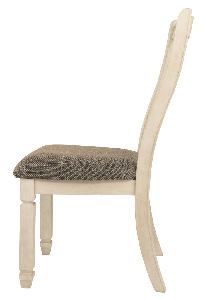 Ashley Furniture - Bolanburg Upholstered Side Chair - Beige Fabric|Wood - Chairs - Additional View 8