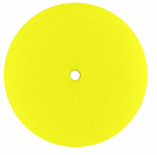 Buff & Shine 3" Yellow Curved Back Foam Grip Pad