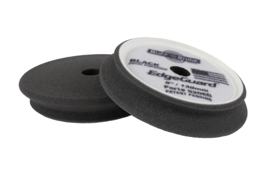 Buff & Shine EdgeGuard Foam Pad, Black, Finishing, 5" - 2pk