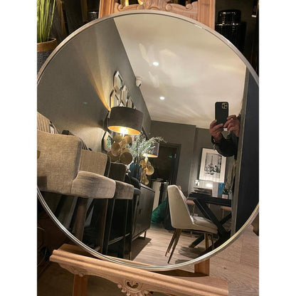 Camden Club Round Mirror 80cm REDUCED today .-Renaissance Design Studio