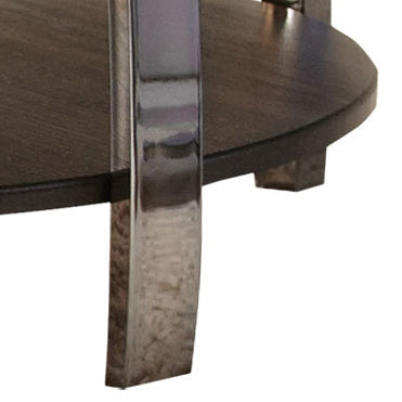 Steve Silver Furniture - COHAM END TABLE - Dark Brown Steel - Tables - Additional View 4