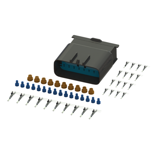 Connector Male DELPHI GT150 14 Pin Kit - 801215 -  Genuine WATERAX Parts
