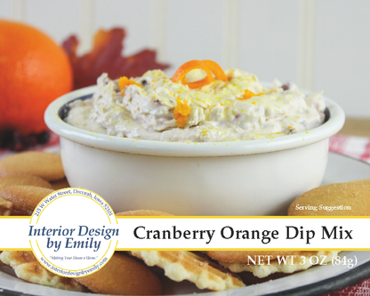 Cranberry Orange Dip Mix