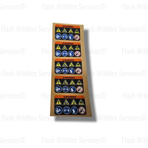 Decal - Caution - 702078 -  Genuine WATERAX Parts