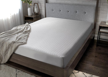 Bedgear - TWIN XL DRI-TEC 5.0 MOISTURE WICKING PERFORMANCE MATTRESS PROTECTOR - White Fabric - Protectors - Additional View 1