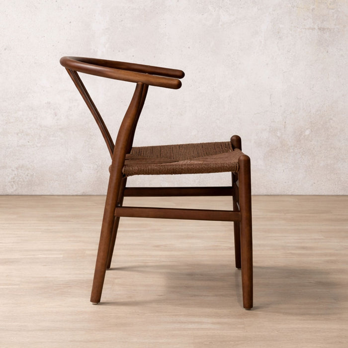 Elara Dining Chair - Leather Gallery - Walnut